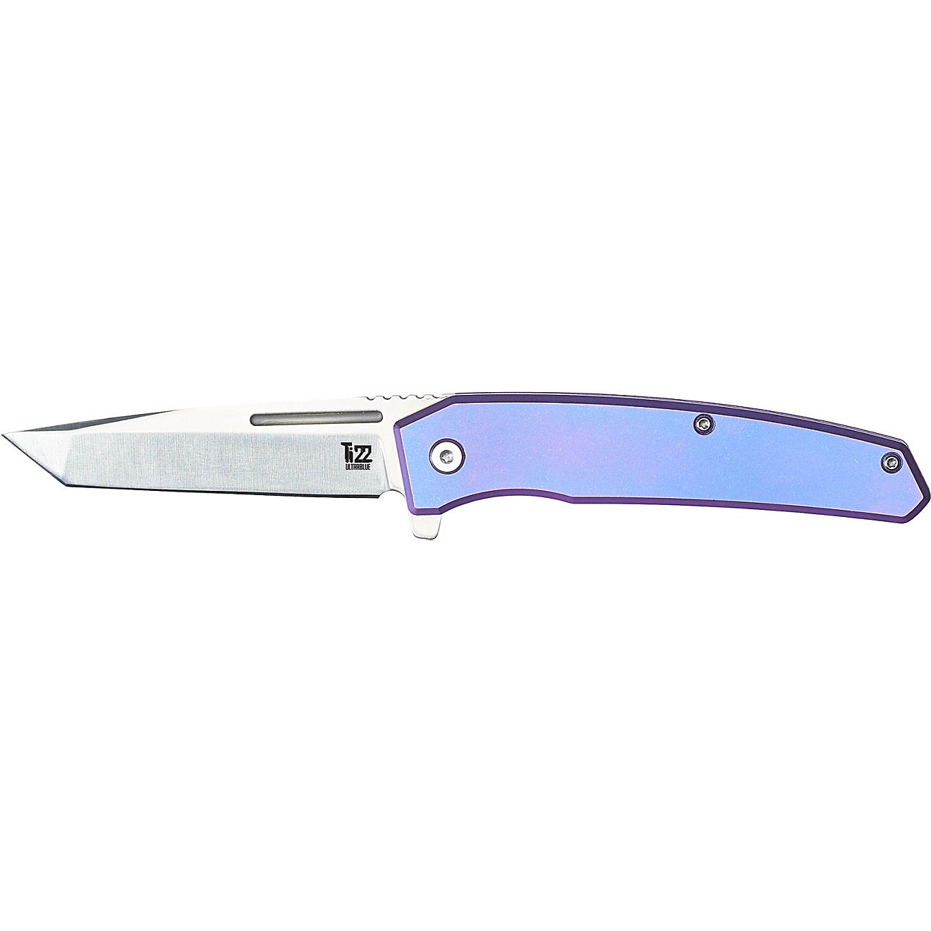 Ontario Knife Company UltraBlue Titanium Folder Knife                                                                            - view number 1