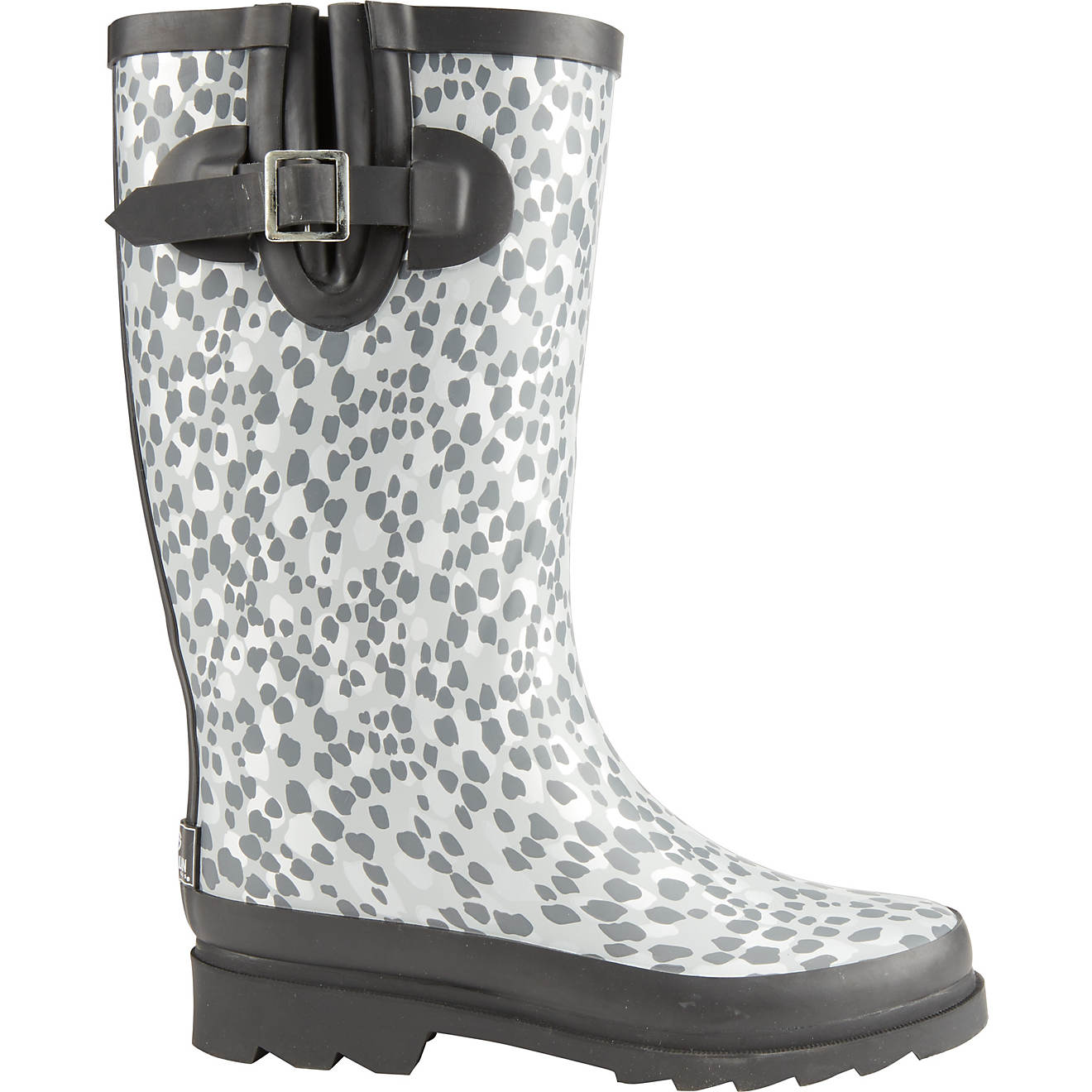 Magellan Outdoors Women's Silver Animal Calf Rubber Boots                                                                        - view number 1