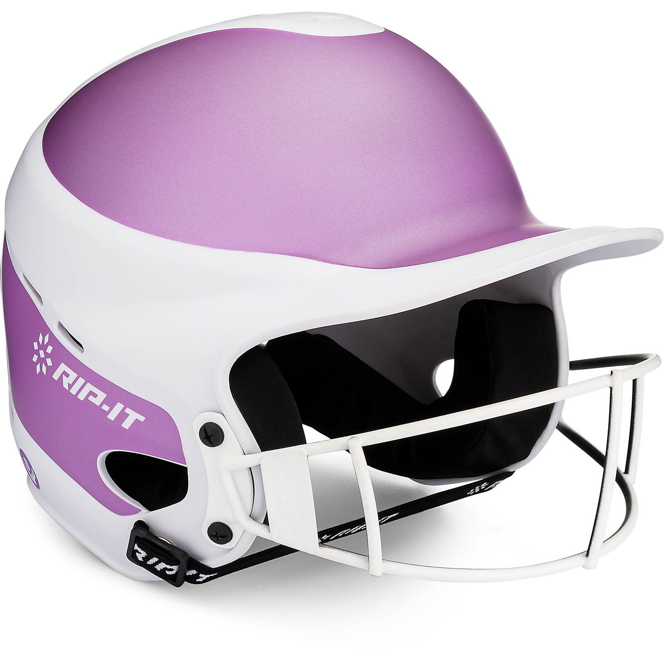 RIP-IT Women's Vision Pro Matte Shimmer Two Tone Softball Batting Helmet                                                         - view number 1