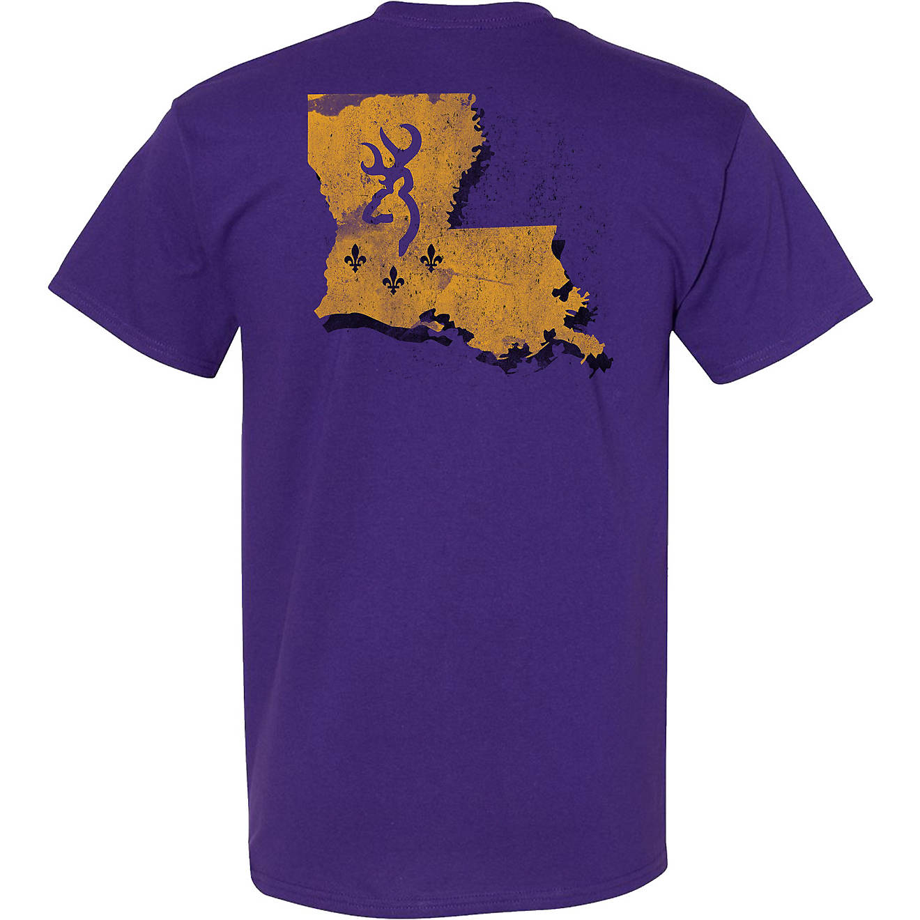Browning Men's Louisiana Buckmark Short Sleeve T-shirt                                                                           - view number 1