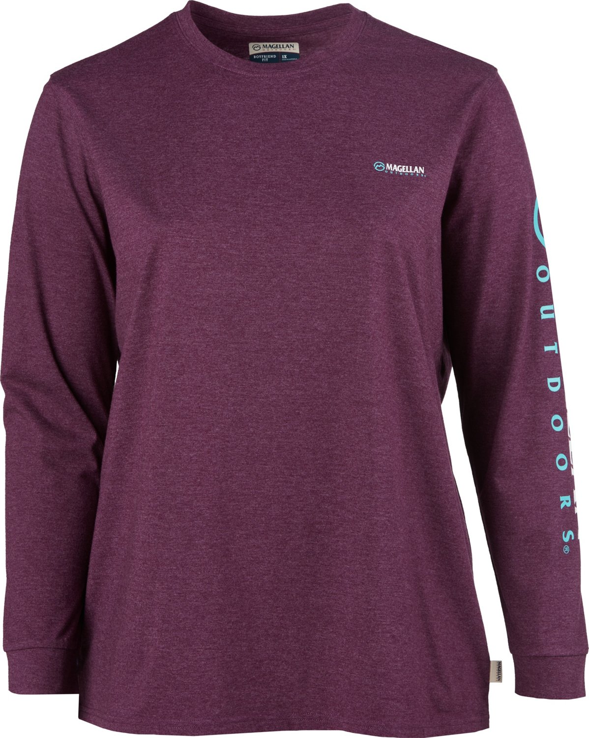 Magellan Outdoors Women's Grotto Falls Plus Size Long Sleeve T-shirt