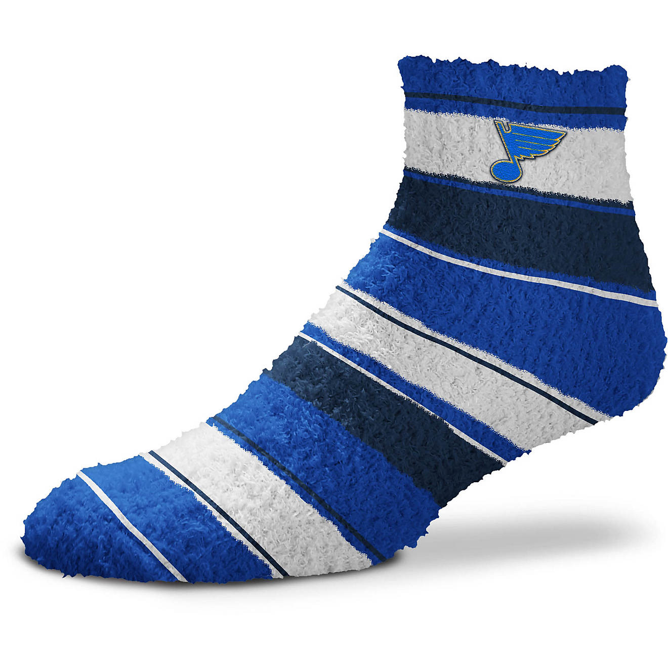 For Bare Feet St. Louis Blues Skip Stripe Low Cut Socks                                                                          - view number 1