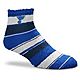 For Bare Feet St. Louis Blues Skip Stripe Low Cut Socks                                                                          - view number 2 image