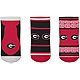 For Bare Feet University of Georgia CASH No Show Socks 3-Pack                                                                    - view number 3 image