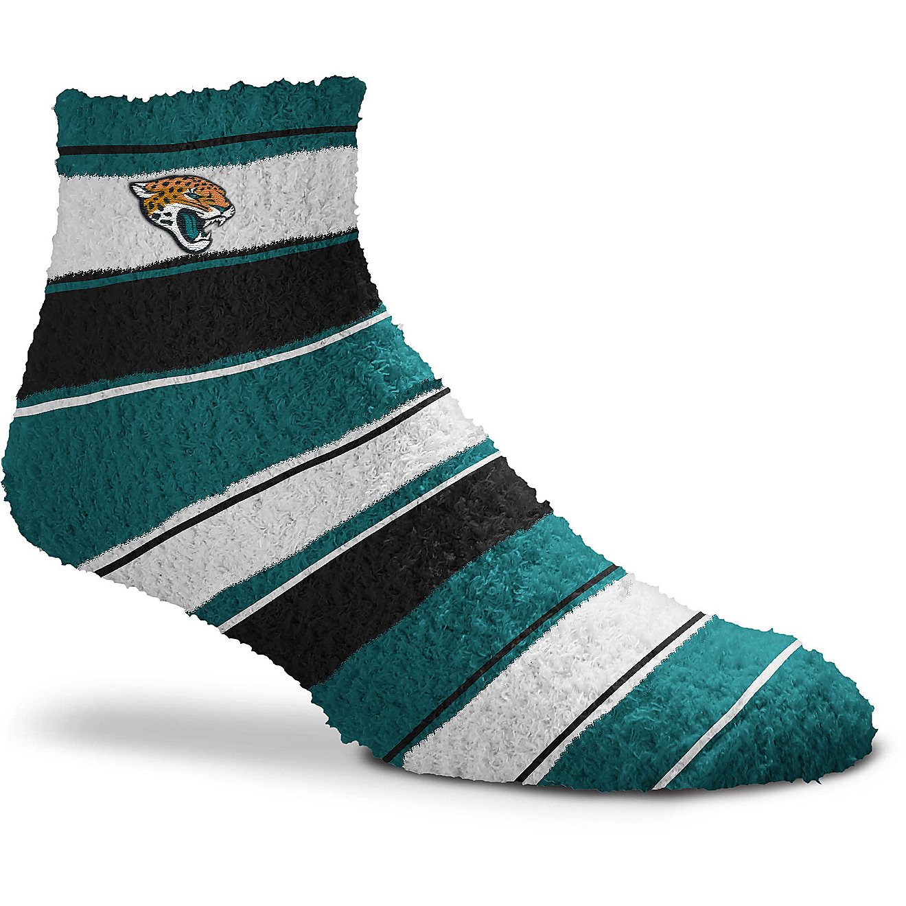 For Bare Feet Jacksonville Jaguars Skip Stripe Low Cut Socks                                                                     - view number 2