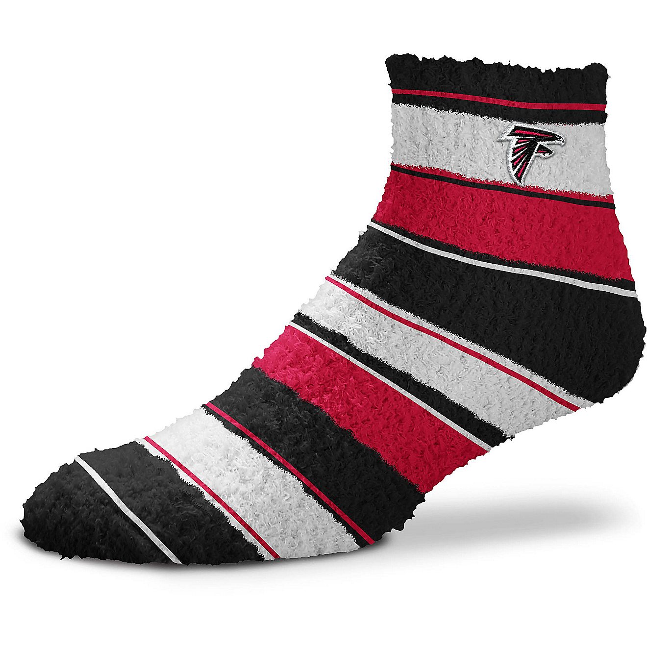 For Bare Feet Atlanta Falcons Skip Stripe Low Cut Socks                                                                          - view number 1