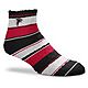 For Bare Feet Atlanta Falcons Skip Stripe Low Cut Socks                                                                          - view number 2 image