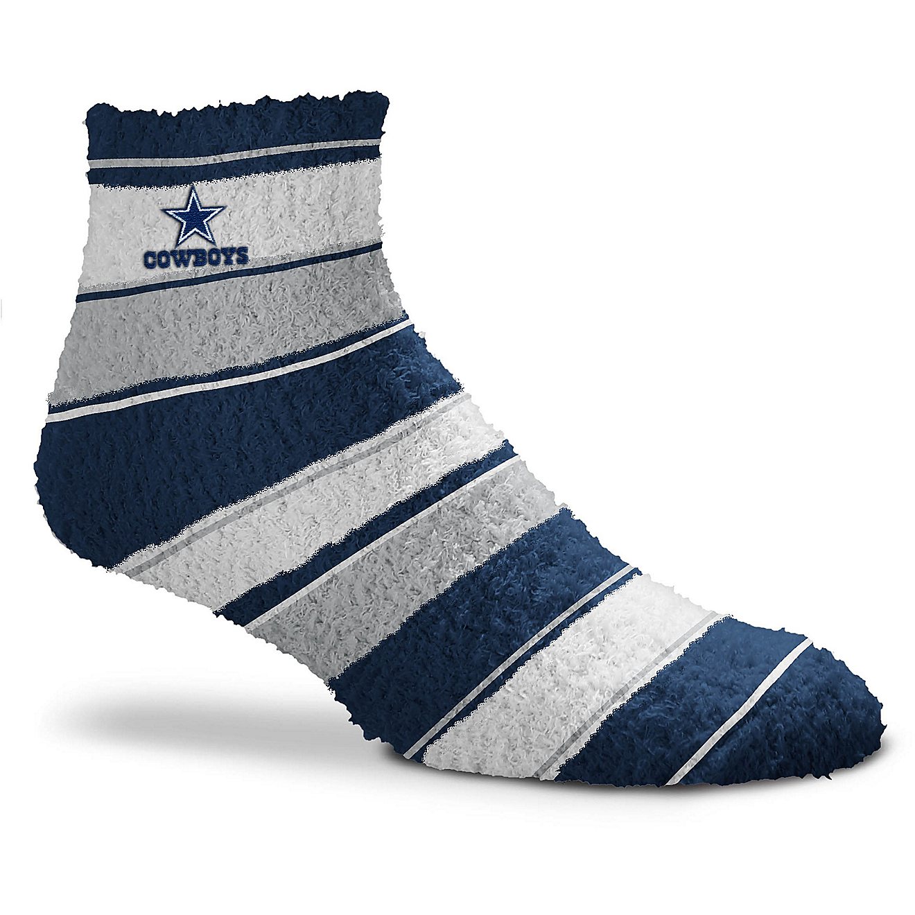 For Bare Feet Dallas Cowboys Skip Stripe Low Cut Socks                                                                           - view number 2
