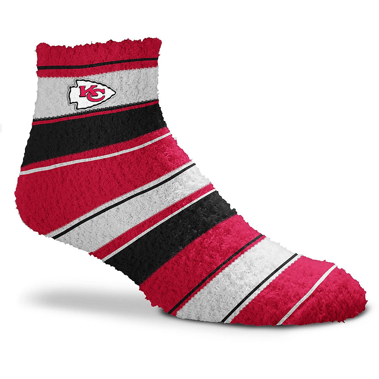 For Bare Feet Kansas City Chiefs Skip Stripe Low Cut Socks                                                                       - view number 2