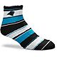 For Bare Feet Carolina Panthers Skip Stripe Low Cut Socks                                                                        - view number 2 image