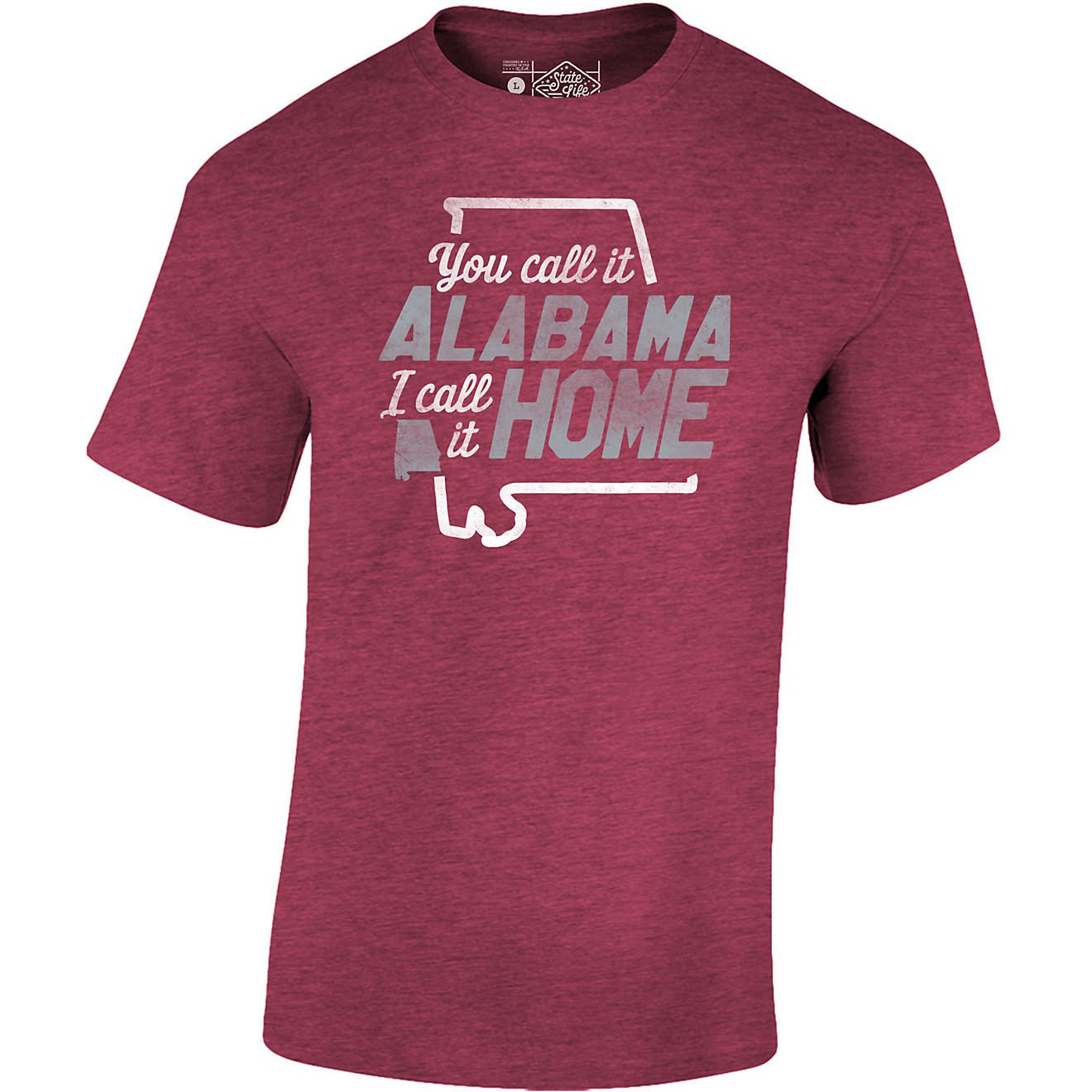 State Life Men's You Call It Alabama Short Sleeve T-shirt                                                                        - view number 1