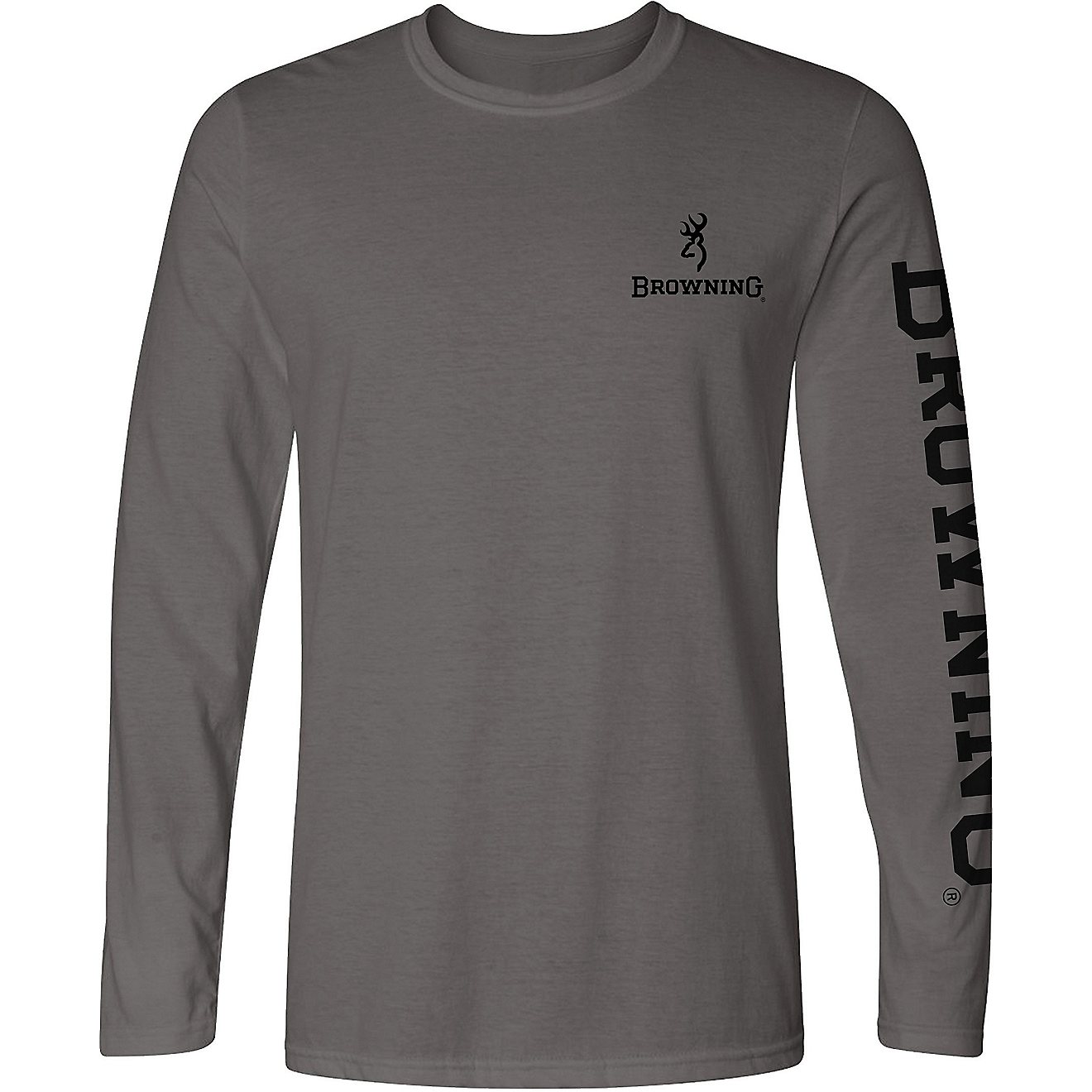 Browning Men's Tri-Shield Flag Long Sleeve T-shirt                                                                               - view number 2