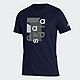 adidas Men's Collage Short Sleeve T-Shirt                                                                                        - view number 1 image