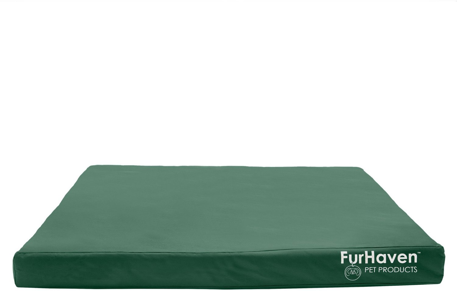 Furhaven Logo Indoor/Outdoor Deluxe Orthopedic Dog Bed - Jumbo, Forest