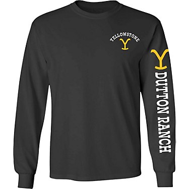 Yellowstone Men's Y Dutton Long Sleeve Graphic T-shirt