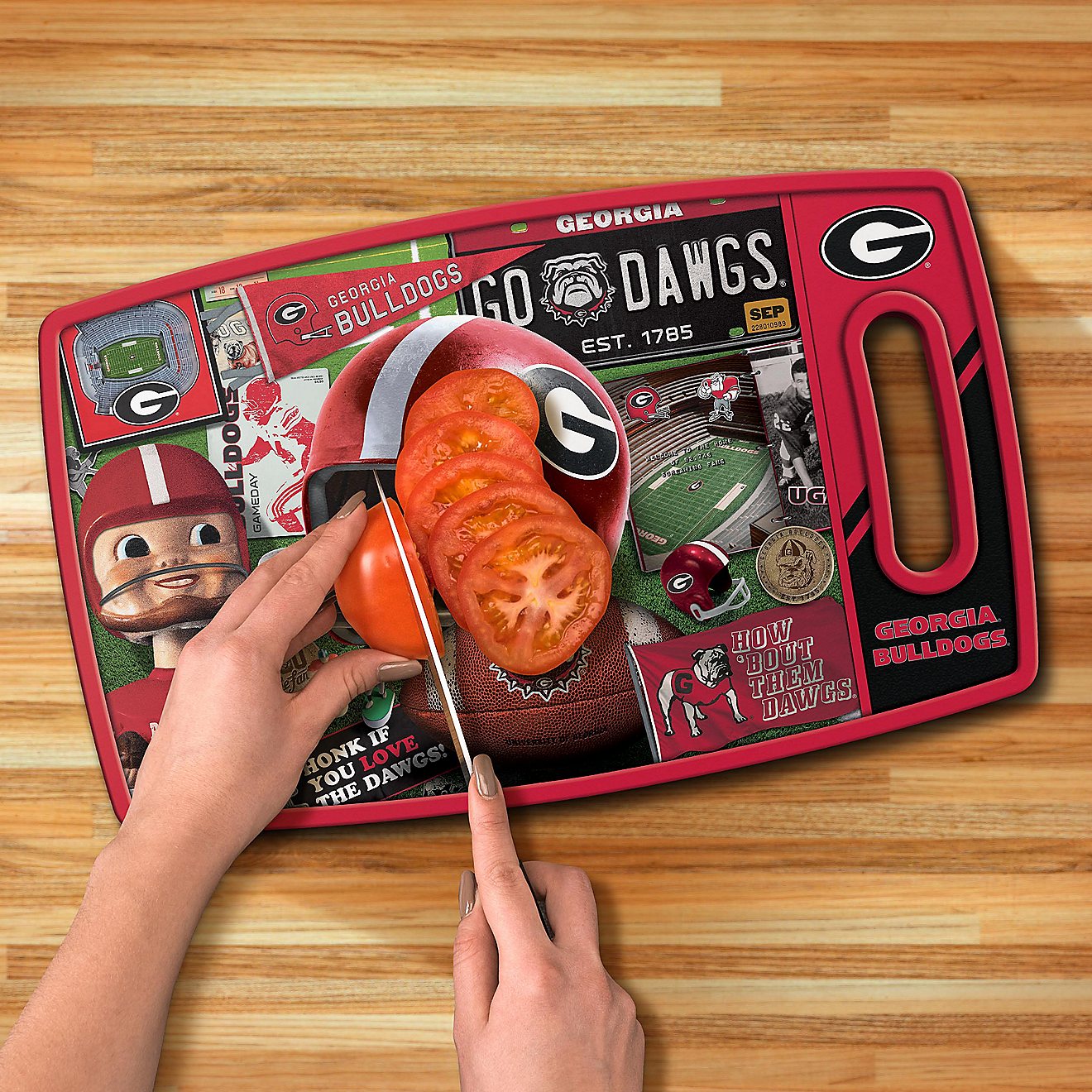 YouTheFan University Of Georgia Retro Series Cutting Board                                                                       - view number 4