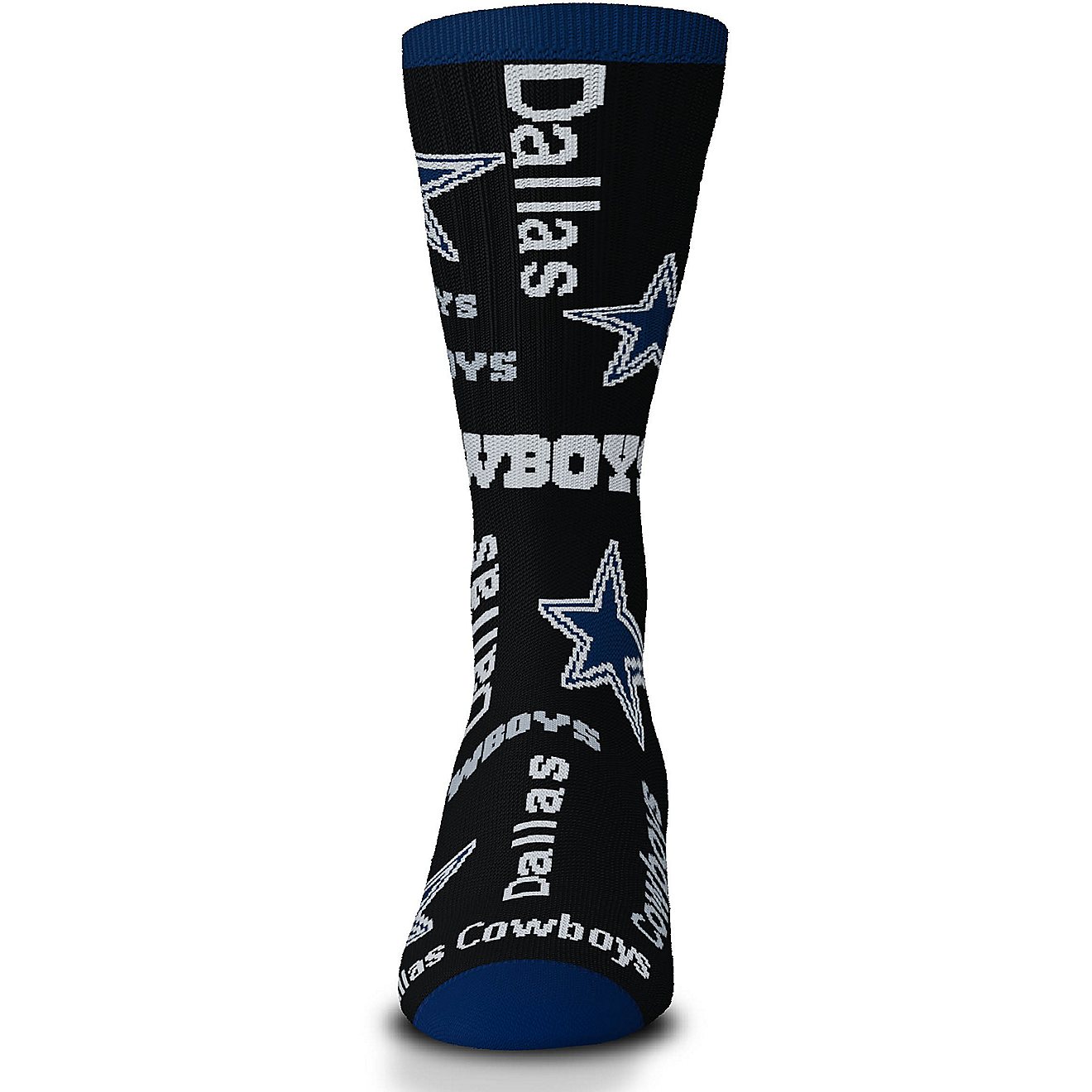 For Bare Feet Dallas Cowboys Holiday Pattern Socks                                                                               - view number 3