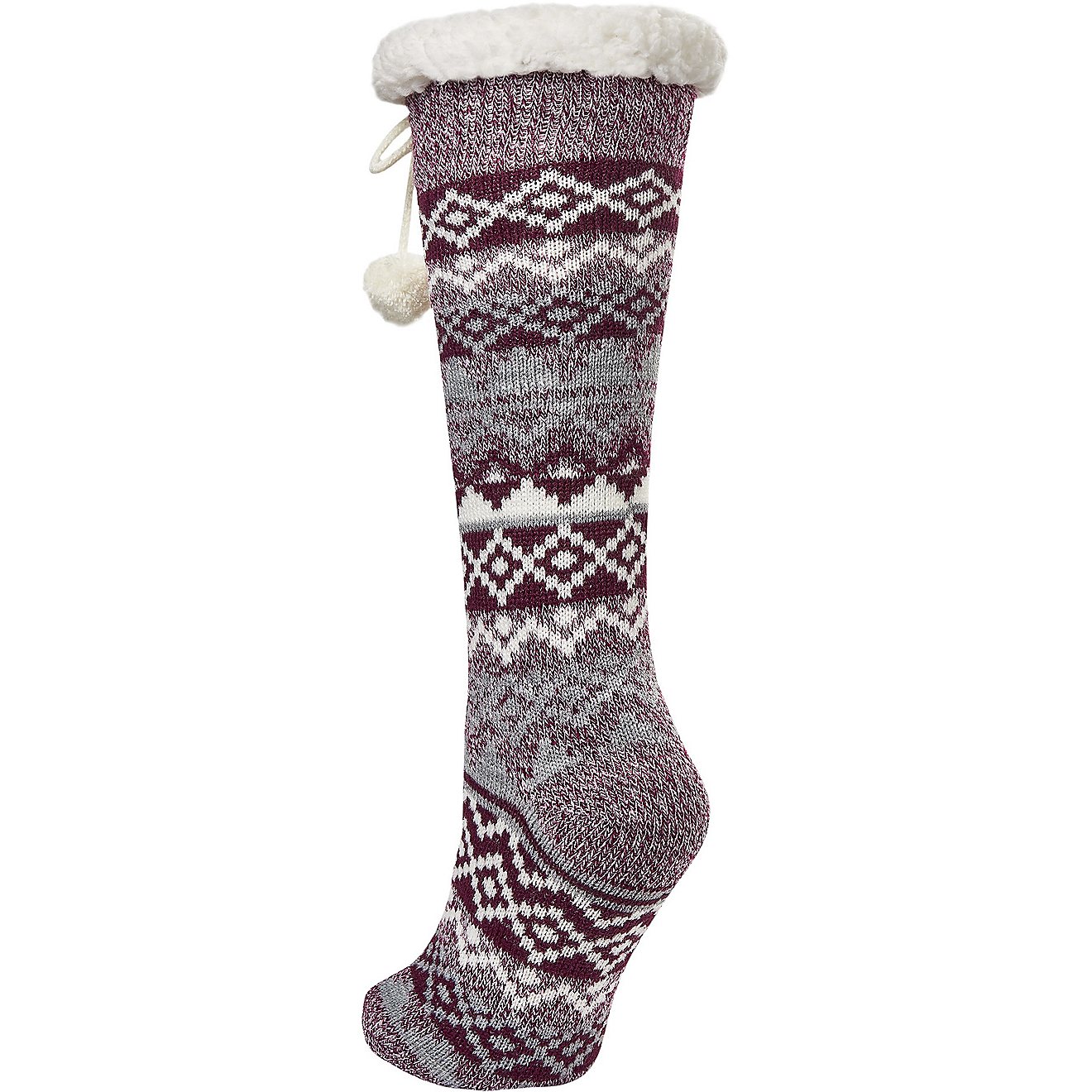 Magellan Outdoors Women's Aztec Stripe Long Stocking Socks                                                                       - view number 2
