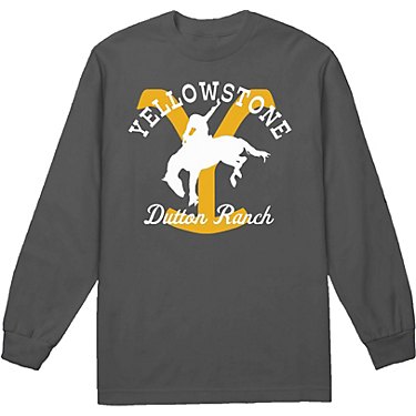 Yellowstone Men's Bucking Horse Long Sleeve Graphic T-shirt