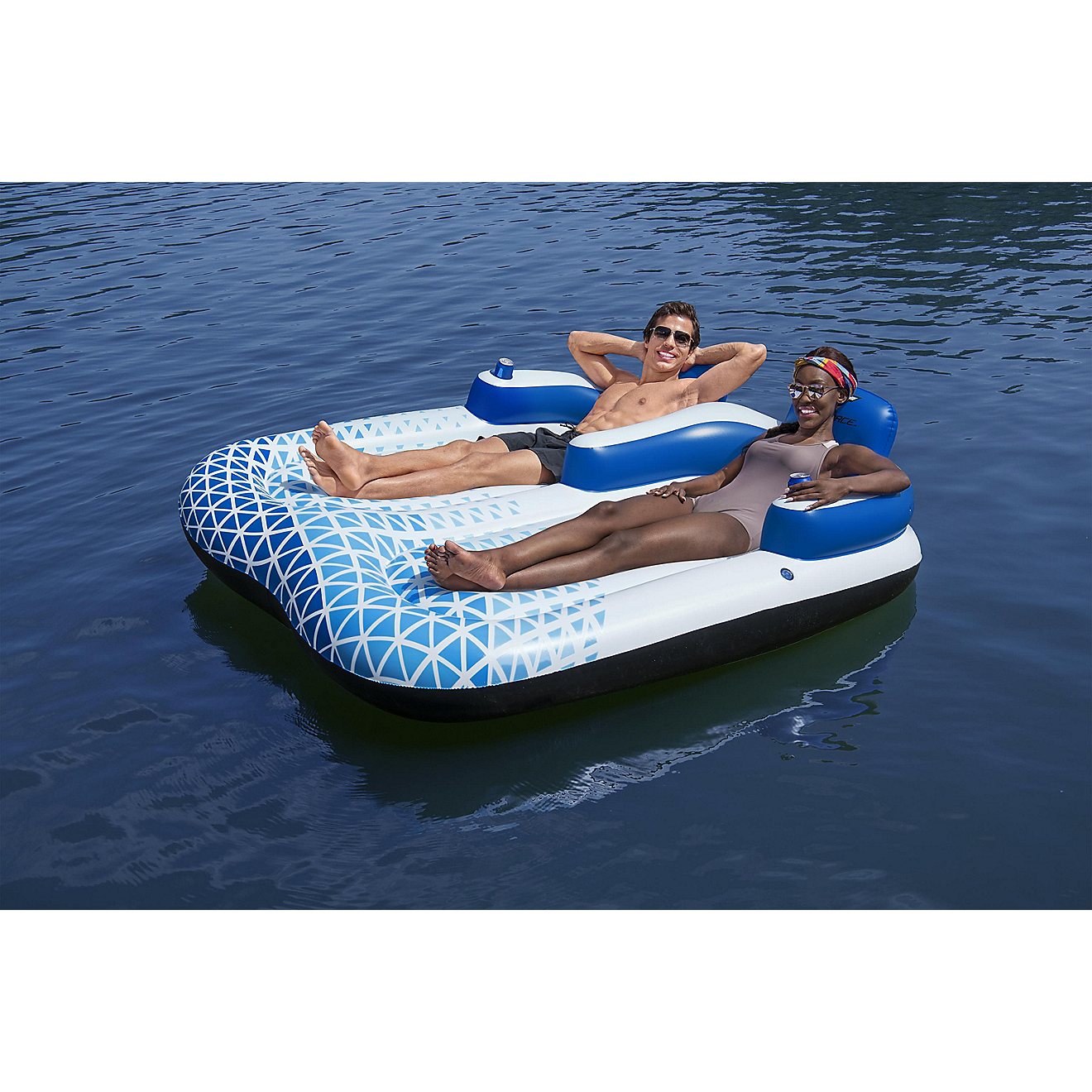 Bestway Hydro Force Indigo Waves Double Lounge Inflatable Tube                                                                   - view number 5
