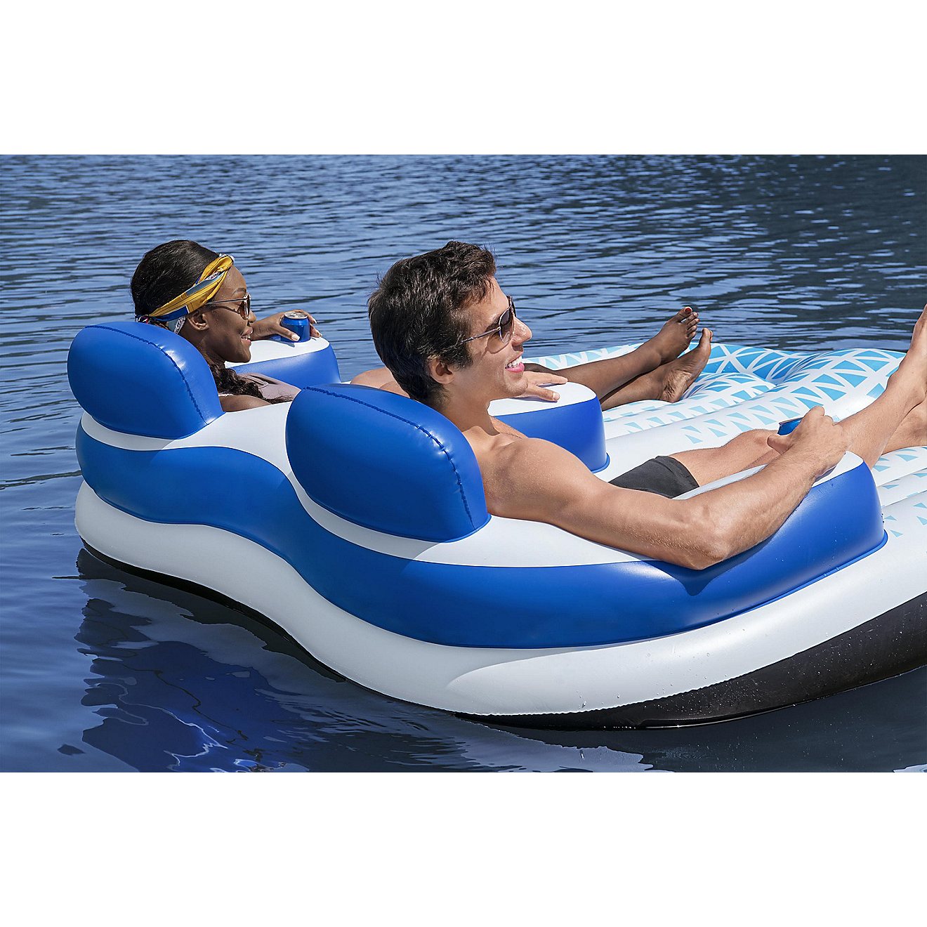 Bestway Hydro Force Indigo Waves Double Lounge Inflatable Tube                                                                   - view number 6