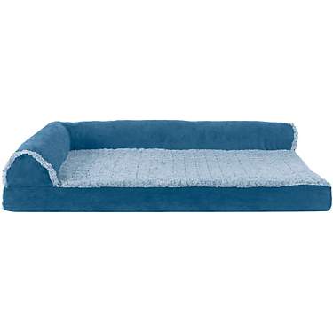 FurHaven Deluxe Suede Chaise Lounge Large Dog Bed                                                                               