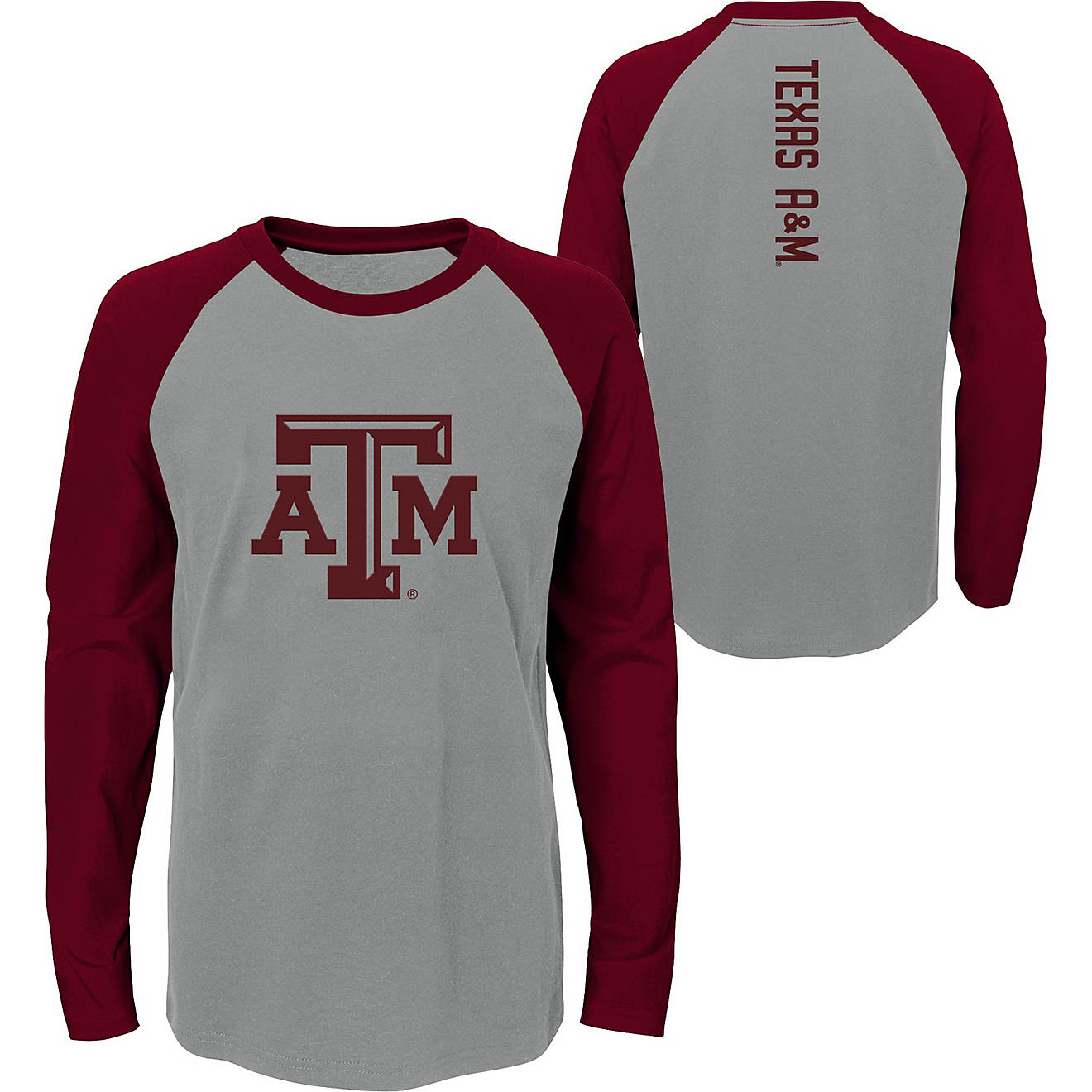 Outerstuff Boys' Texas A&M University Undisputed Long Sleeve T-shirt                                                             - view number 1