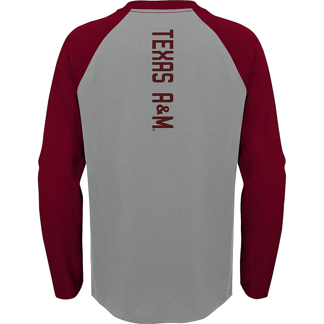Outerstuff Boys' Texas A&M University Undisputed Long Sleeve T-shirt                                                             - view number 3