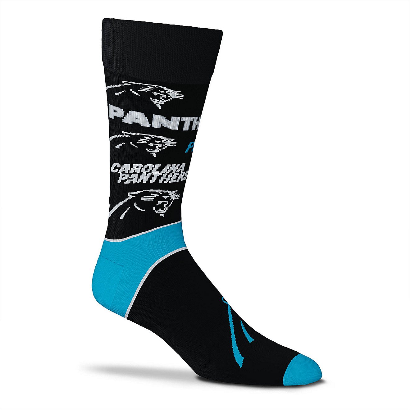 For Bare Feet Carolina Panthers End to End Big Logo Knee High Socks                                                              - view number 2
