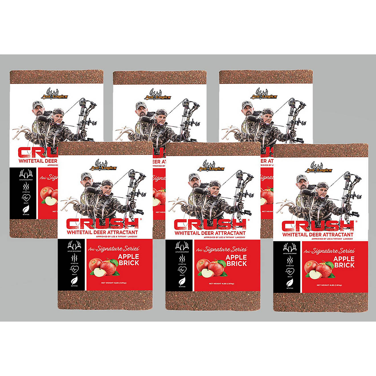 Crush Ani-Signature Series 4 lb Apple Bricks 6-Pack                                                                              - view number 1