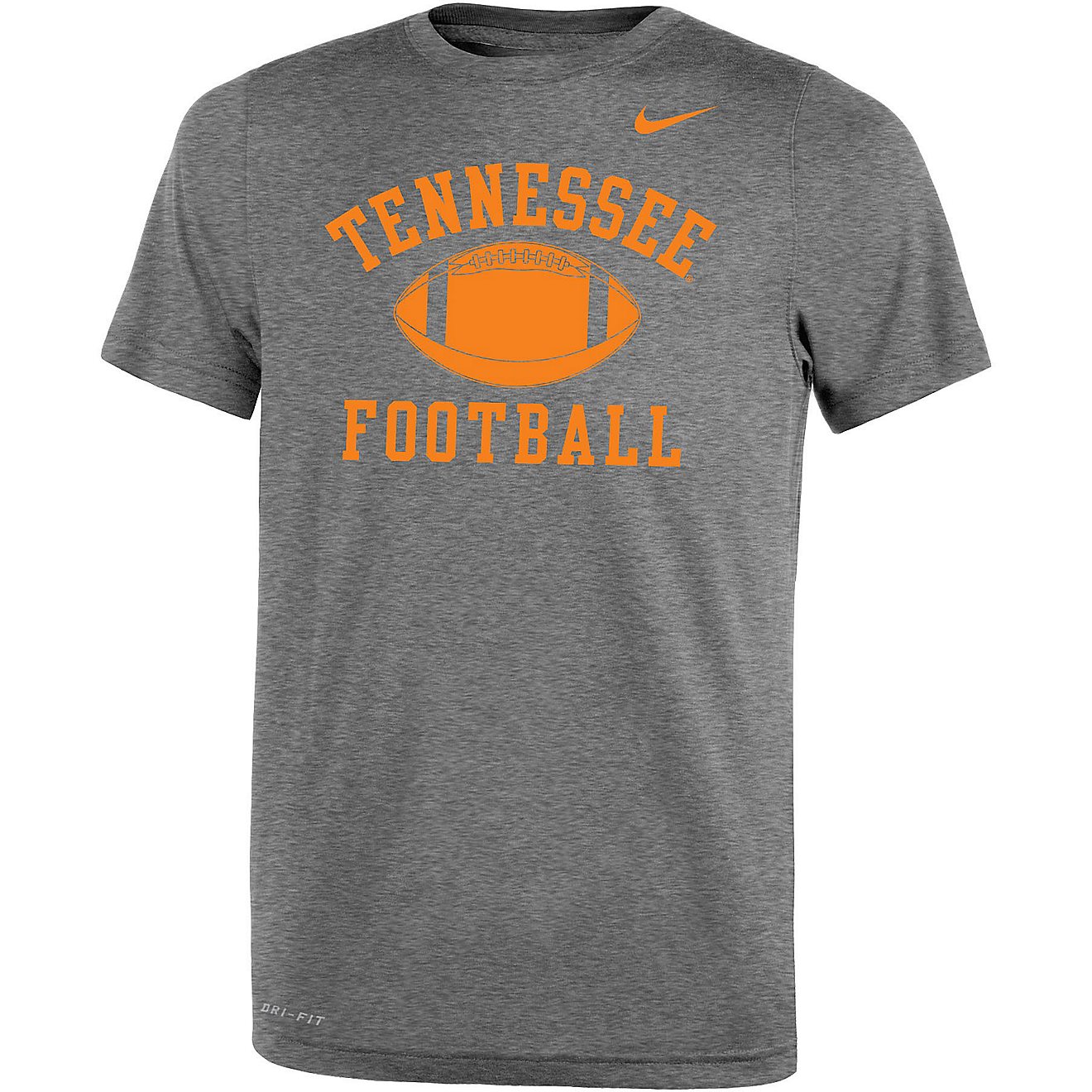 Nike Boys' University of Tennessee Dri-FIT Football Legend Short Sleeve T-shirt                                                  - view number 1