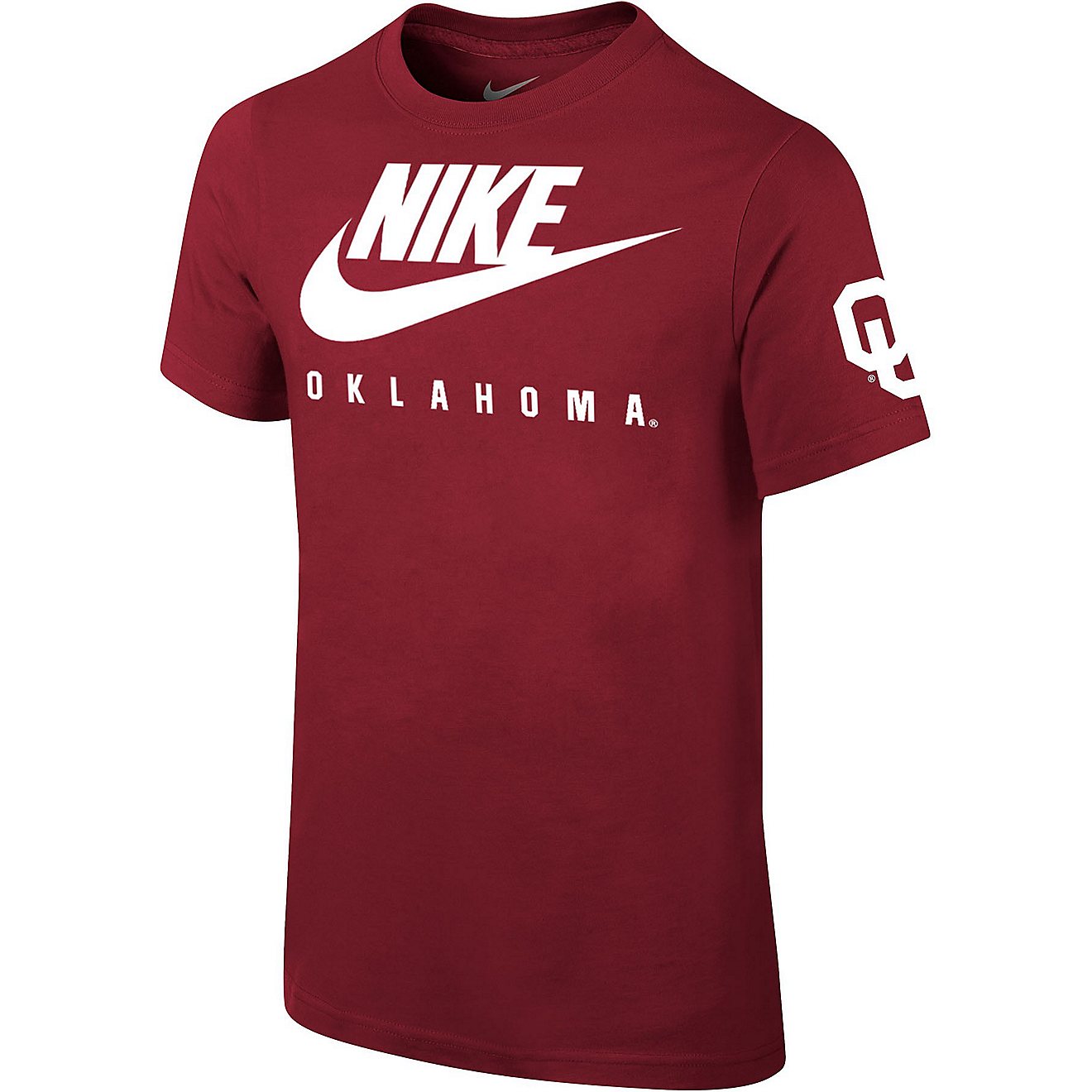 Jordan Boys' University of Oklahoma Essential Futura T-shirt                                                                     - view number 1