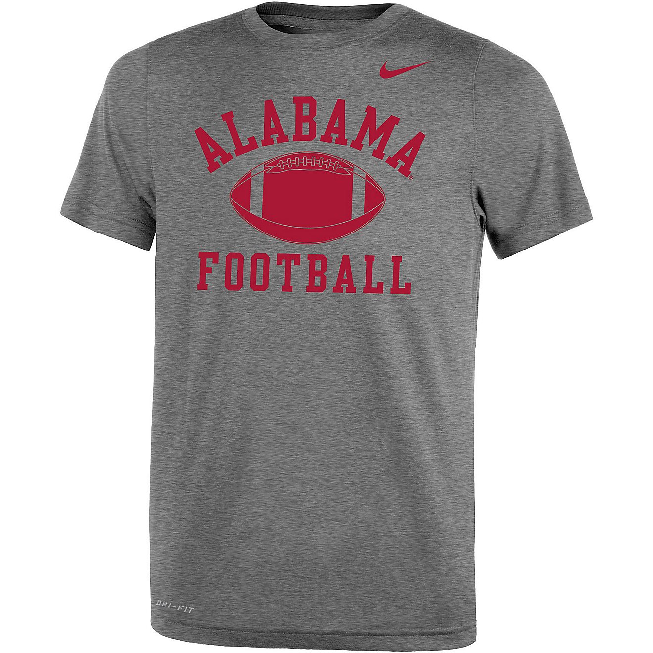 Nike Boys' University of Alabama Dri-FIT Football Legend Short Sleeve T-shirt                                                    - view number 1