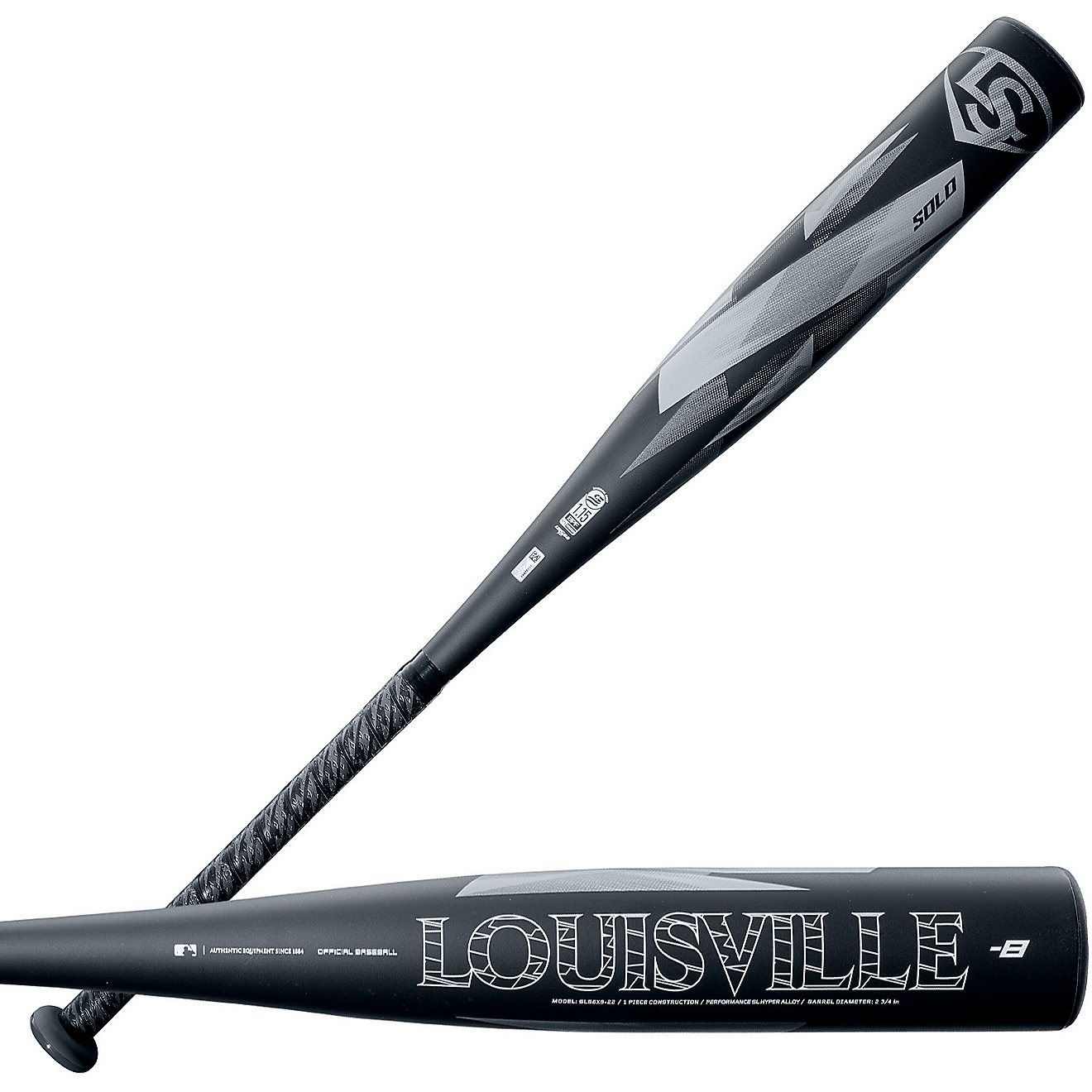 Louisville Slugger Adults' Solo 2022 Senior League USSSA Bat (-8)                                                                - view number 9