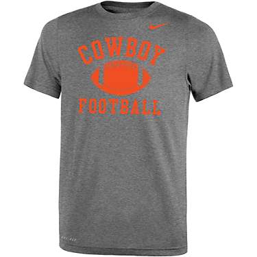 Nike Boys' Oklahoma State University Dri-FIT Football Legend Short Sleeve T-shirt                                               