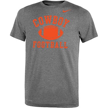 Nike Boys' Oklahoma State University Dri-FIT Football Legend Short Sleeve T-shirt
