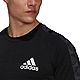adidas Men's AEROREADY DTM Sport Motion Logo Short Sleeve T-Shirt                                                                - view number 4 image