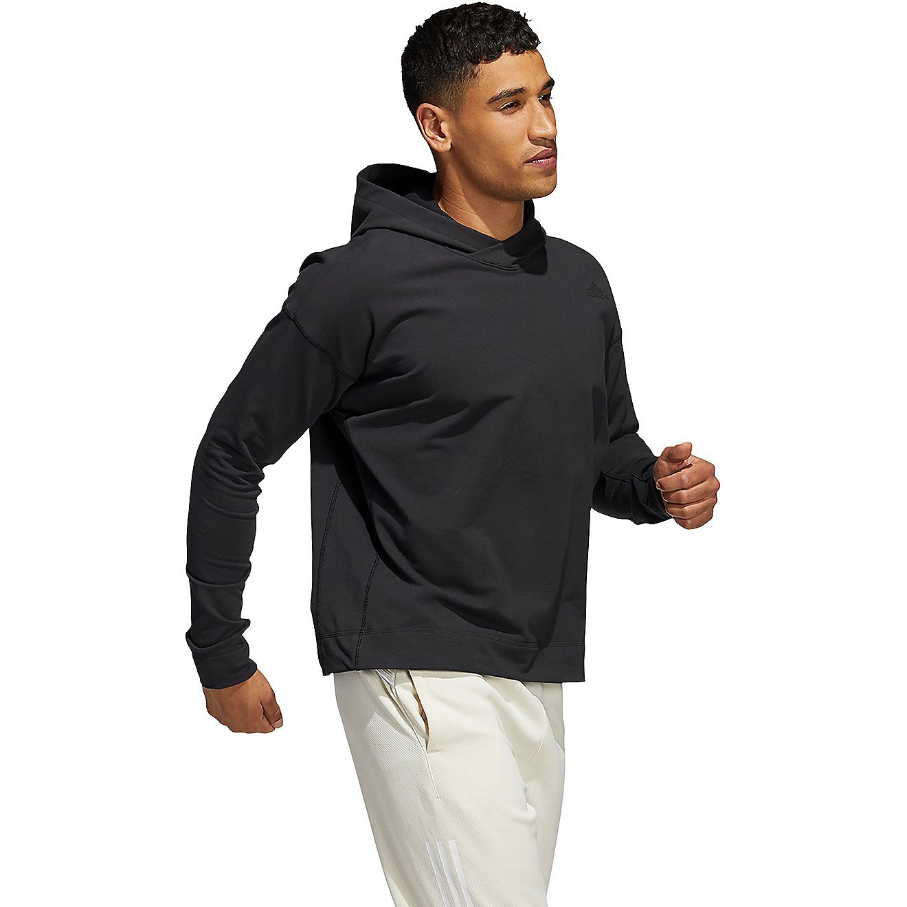 adidas Men’s Yoga Long Sleeve Cover-Up Hoodie                                                                                  - view number 3