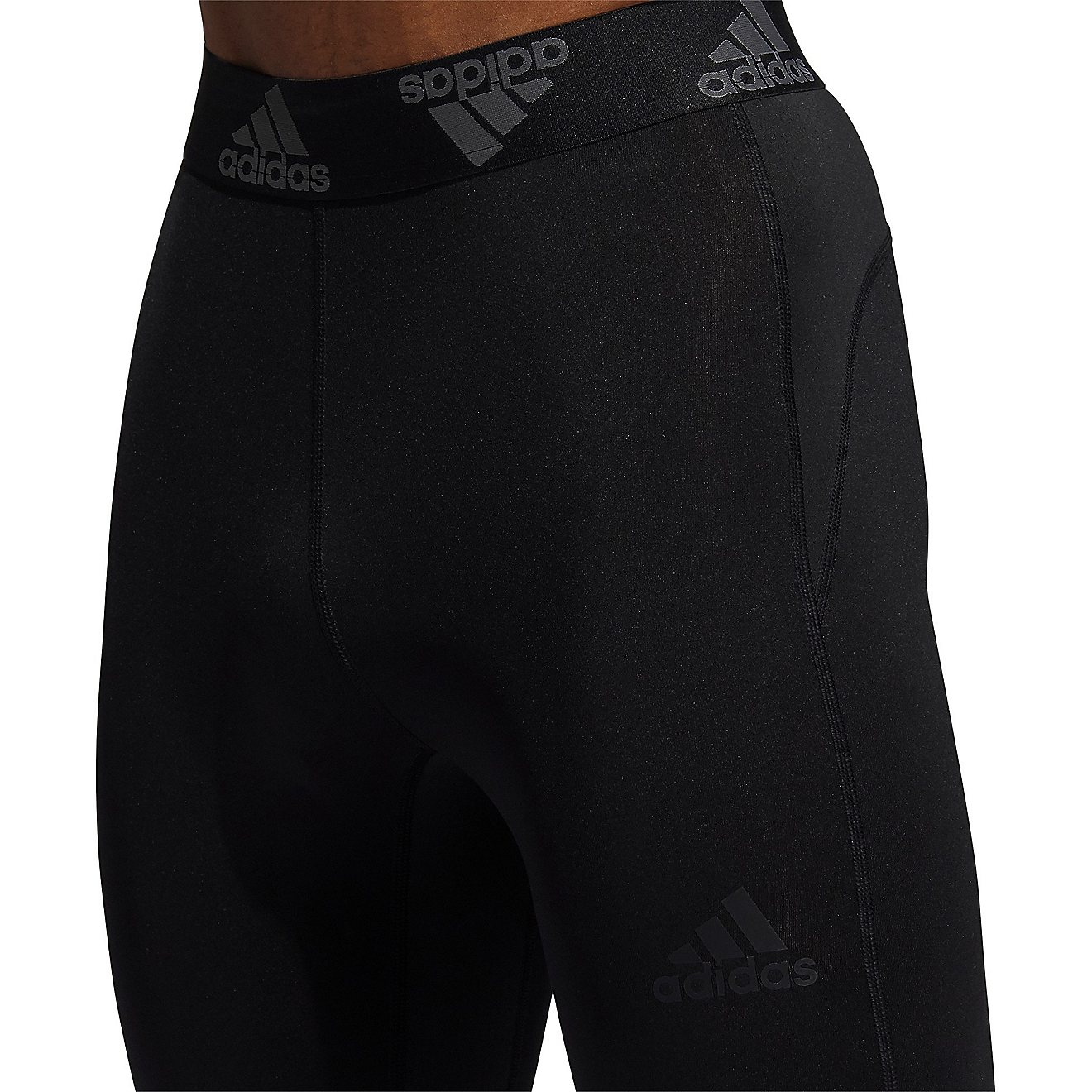 adidas Men's TechFit 3-Stripes 3/4 Tights                                                                                        - view number 4