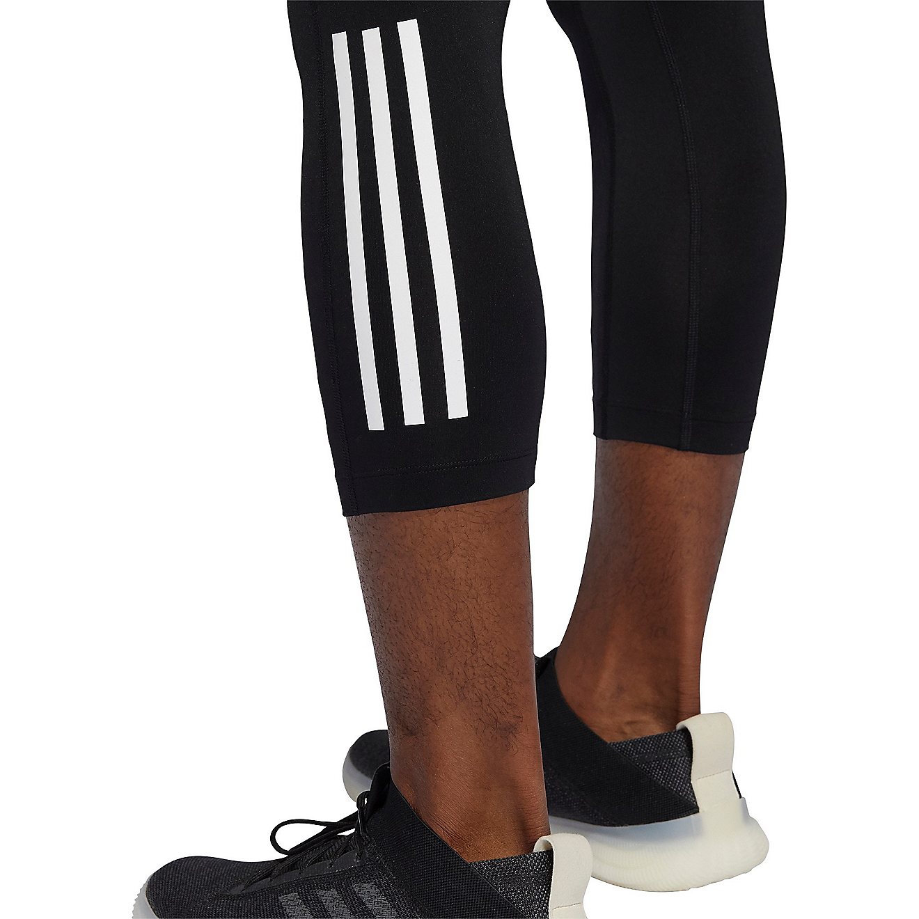 adidas Men's TechFit 3-Stripes 3/4 Tights                                                                                        - view number 5