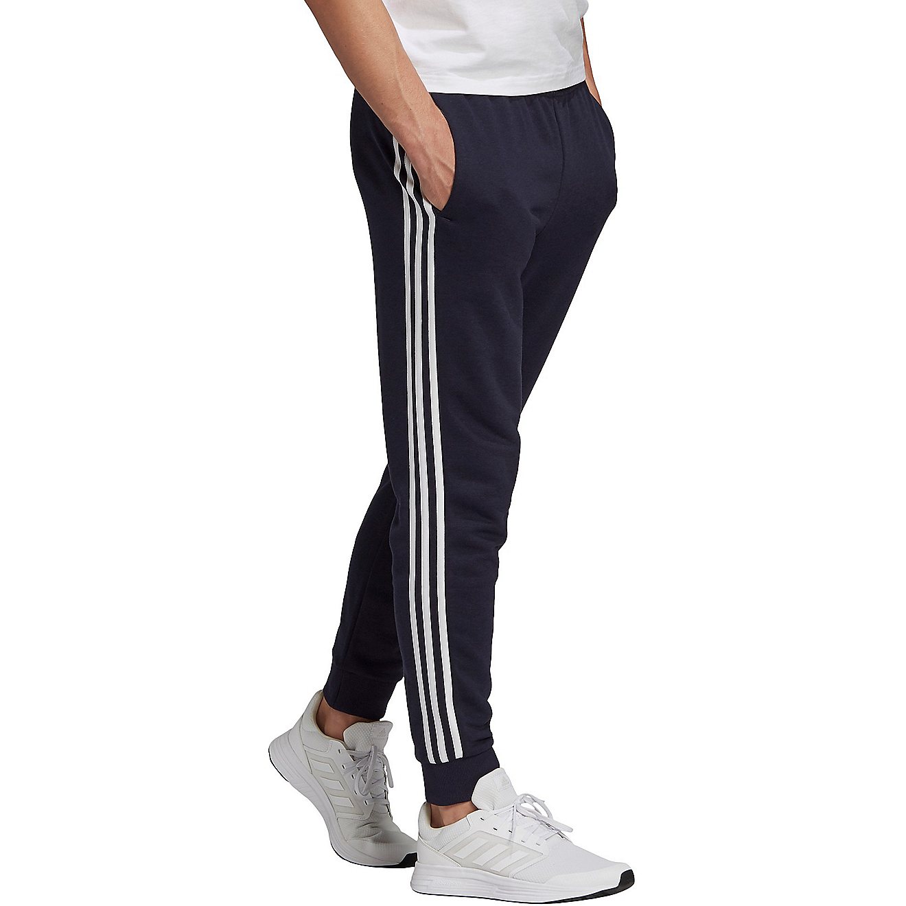 adidas Men's Essentials French Terry 3S Cuff Pants                                                                               - view number 3