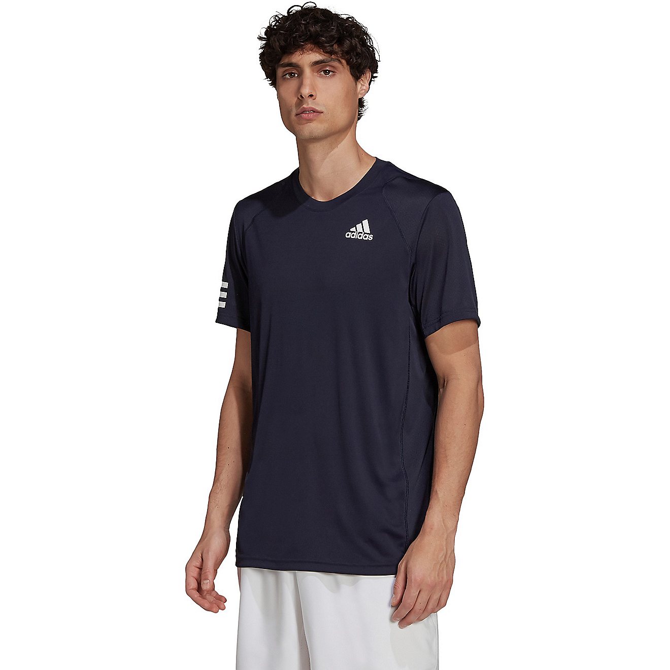 adidas Men's 3-Stripe Club Tennis T-shirt                                                                                        - view number 1