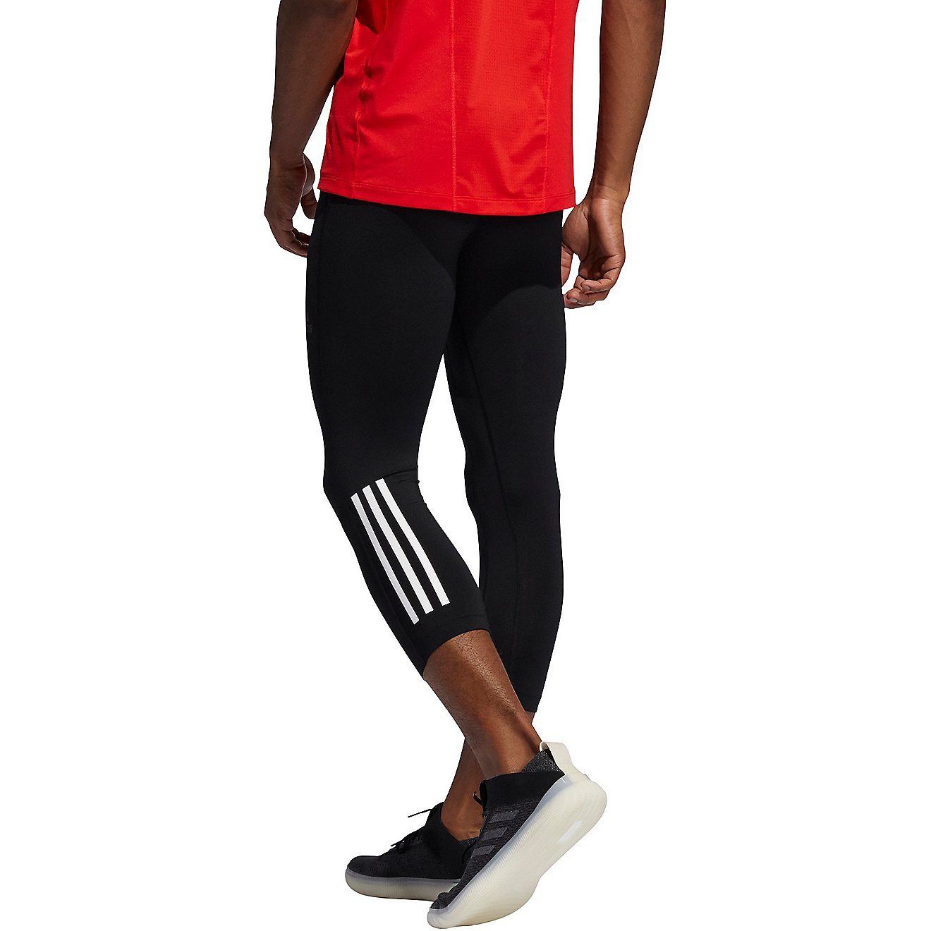 adidas Men's TechFit 3-Stripes 3/4 Tights                                                                                        - view number 2