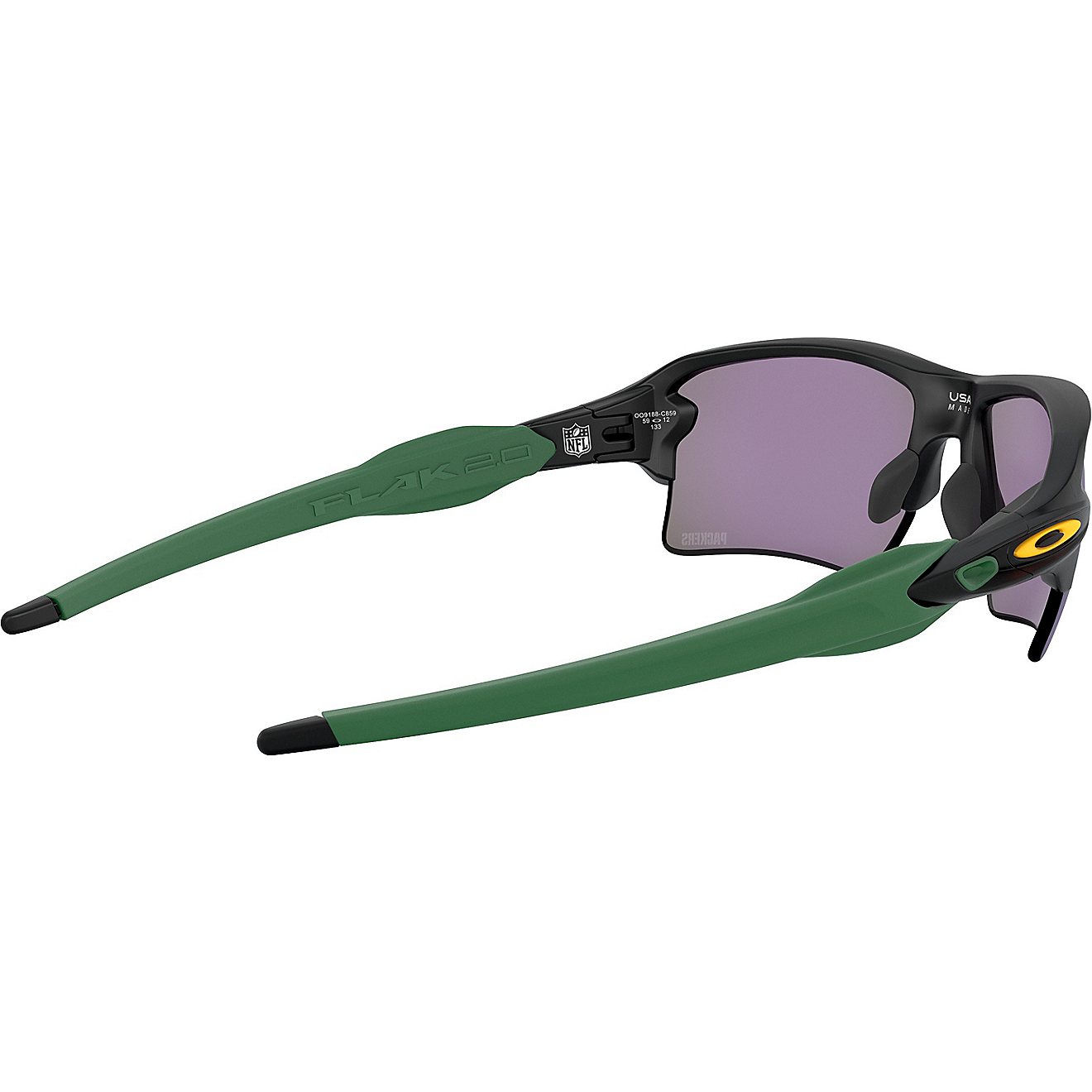 Oakley Green Bay Packers Flak 2.0 Sunglasses                                                                                     - view number 10