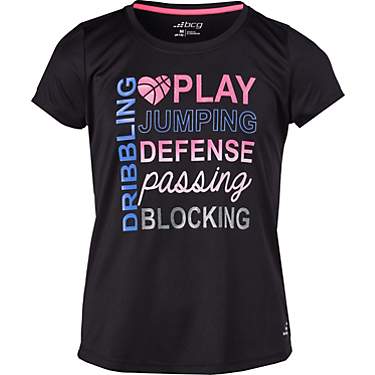 BCG Girls' Play Basketball Turbo Graphic T-shirt                                                                                