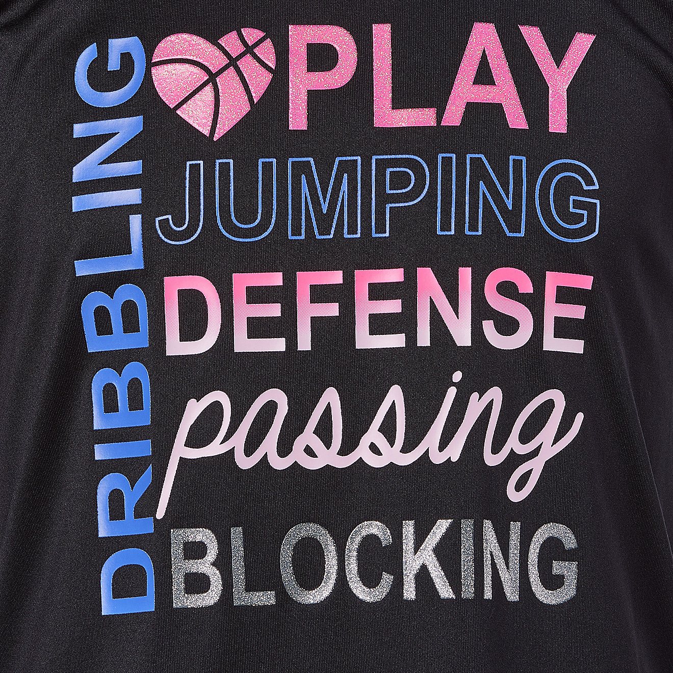 BCG Girls' Play Basketball Turbo Graphic T-shirt                                                                                 - view number 3