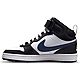 Nike Kids' Court Borough 2 Swoosh Mid Grade School  Basketball Shoes                                                             - view number 3 image