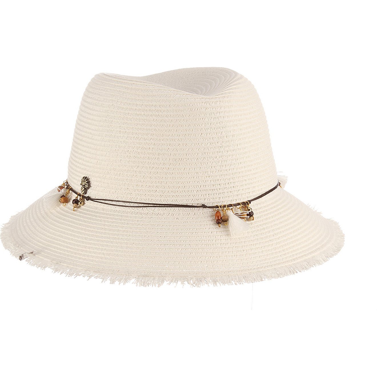 Tommy Bahama Adults' Braided Fedora with Frayed Brim Hat                                                                         - view number 3