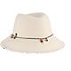Tommy Bahama Adults' Braided Fedora with Frayed Brim Hat                                                                         - view number 3 image