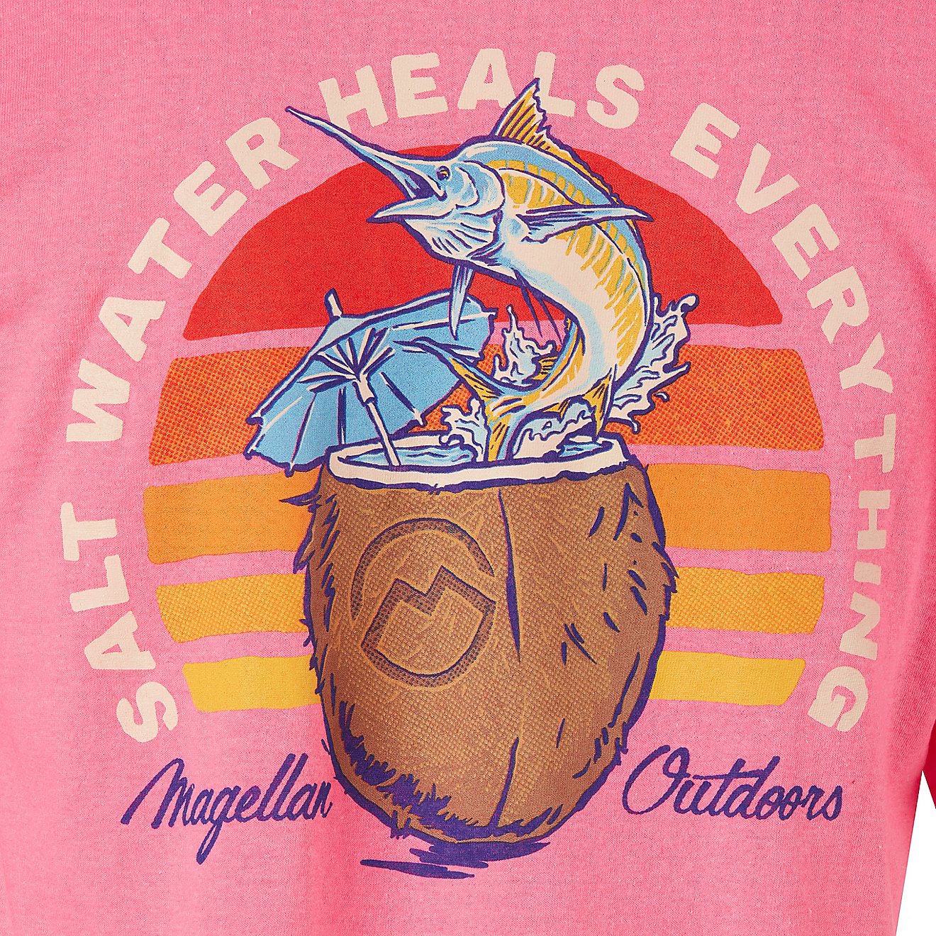 Magellan Outdoors Women's Salt Heals Graphic T-shirt                                                                             - view number 3